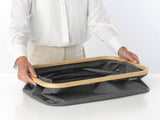 Wasmand opvouwbaar, 40L - Pepper Black