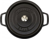 Staub Ronde cocotte 24cm - zwart
