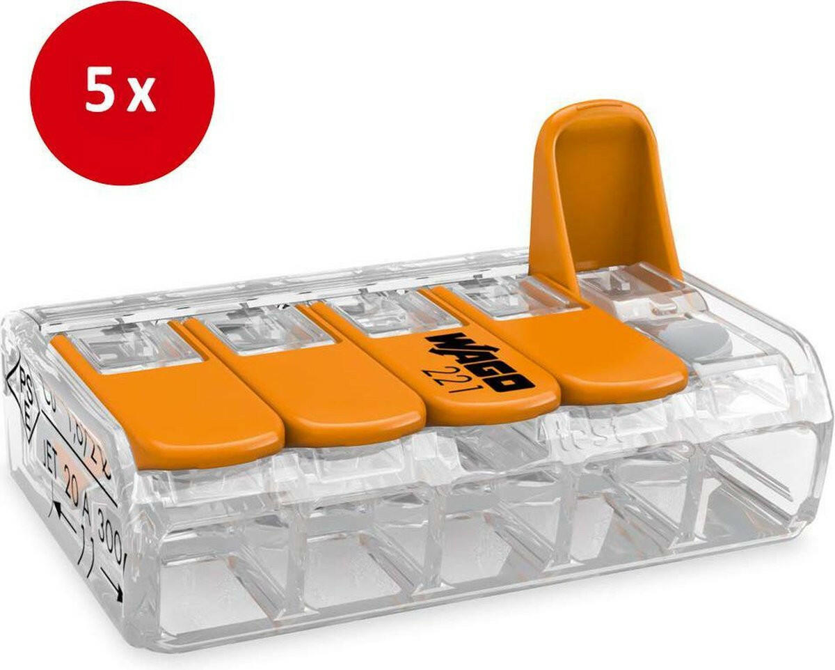LASKLEM 5-VOUDIG, TOT 4MM², P/ST.