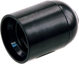 ELECTRA LAMPHOUDER GLAD ZWART E27