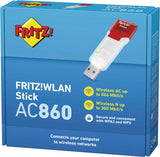 AVM FRITZ!WLAN Stick AC 860 International wit-rood.