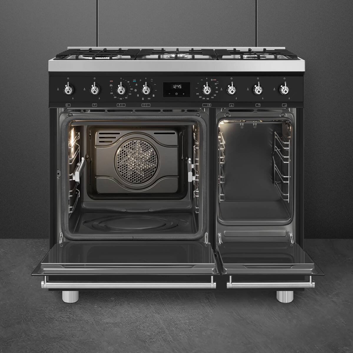Smeg C92GPMBNLK2 Matt Black