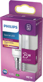 Philips LED 25W T25 Kühlschranklampe E14 WW FR ND SRT4