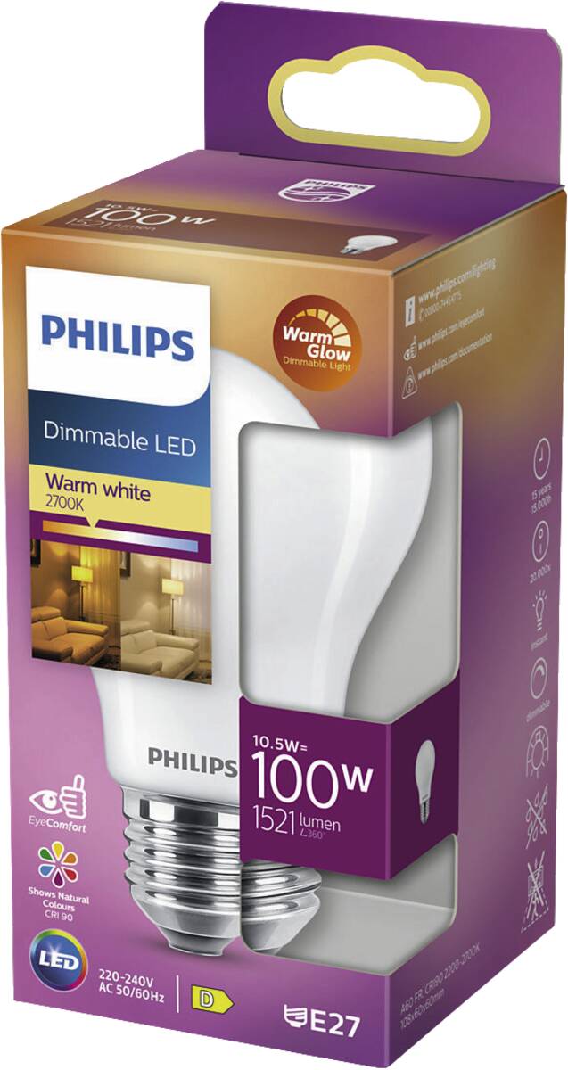 Philips LED classic 100W A60 E27 FR WGD90 SRT4