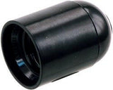 ELECTRA LAMPHOUDER GLAD ZWART E27