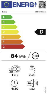 Bosch SMI4HUS04E RVS.
