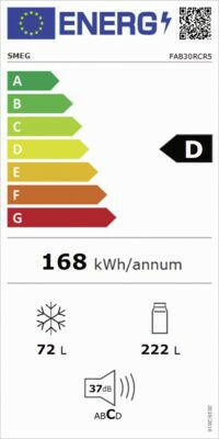 Smeg FAB30RCR5 crème.