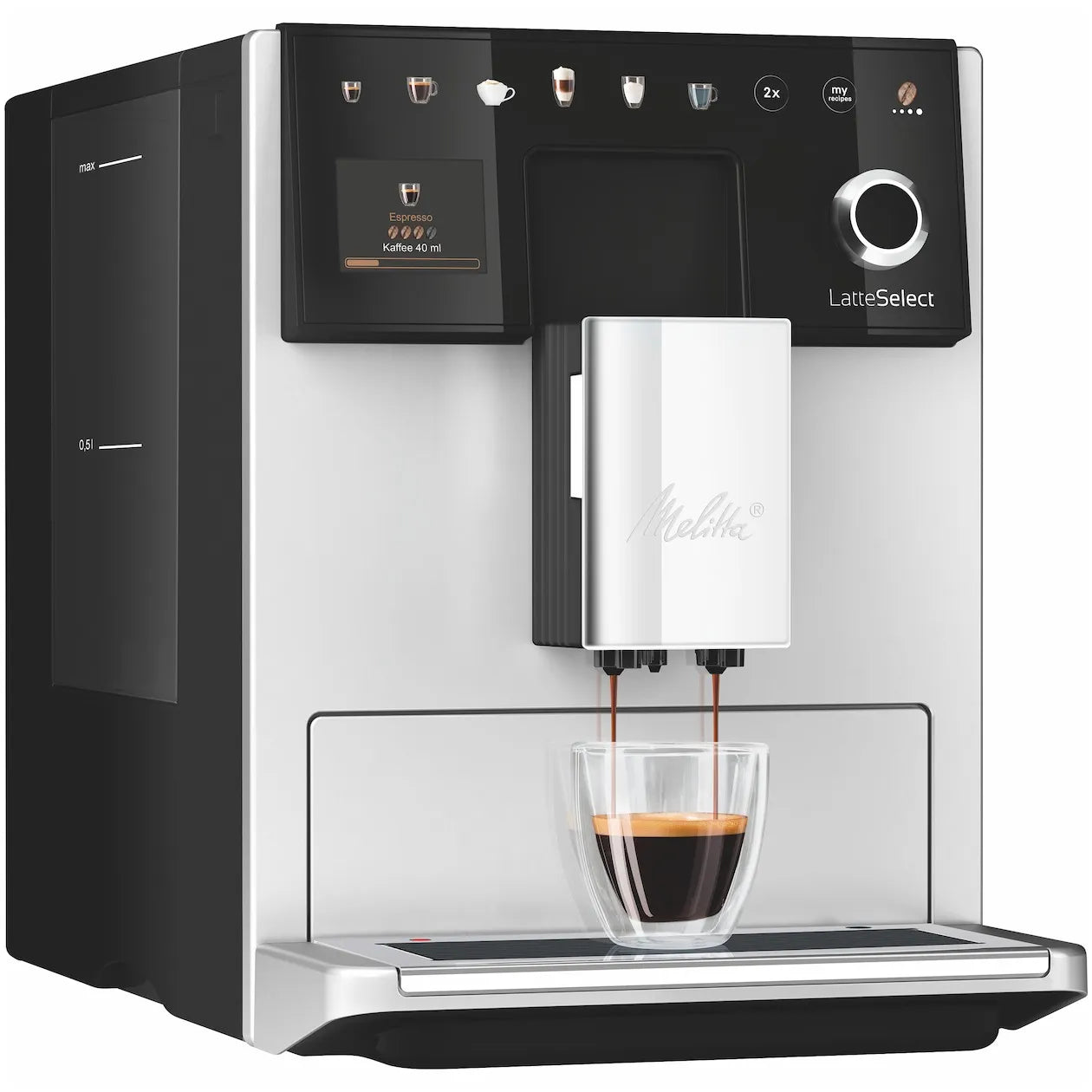 Melitta Latte Select F630-211 zilver