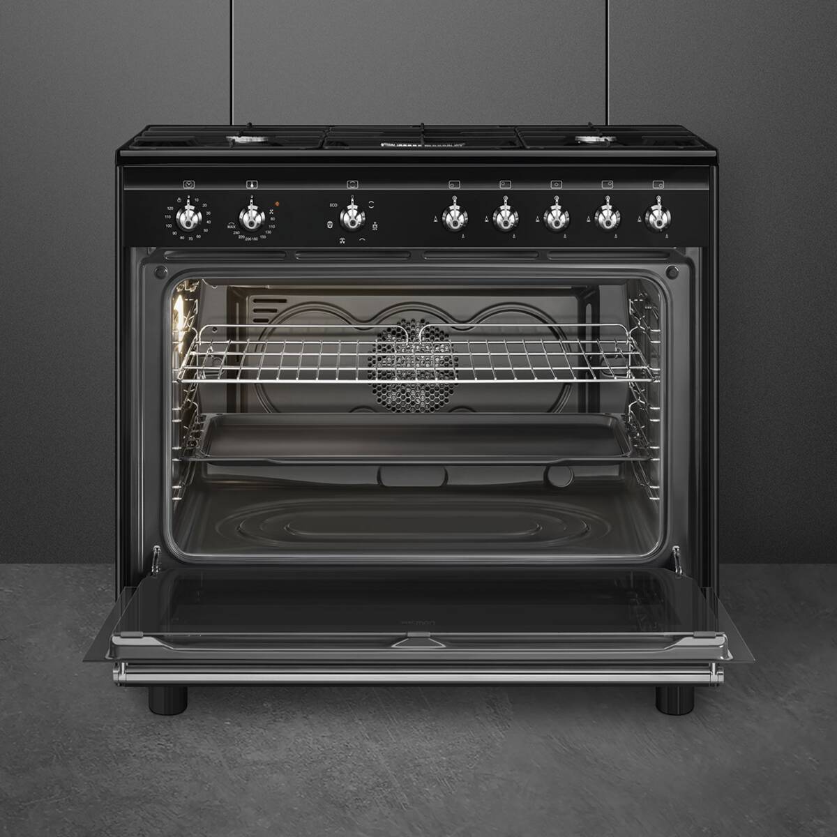 Smeg CX91GMBLNLK zwart