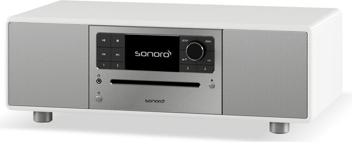 Sonoro Prestige Glossy White Silver
