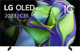 LG OLED42C35LA zilver