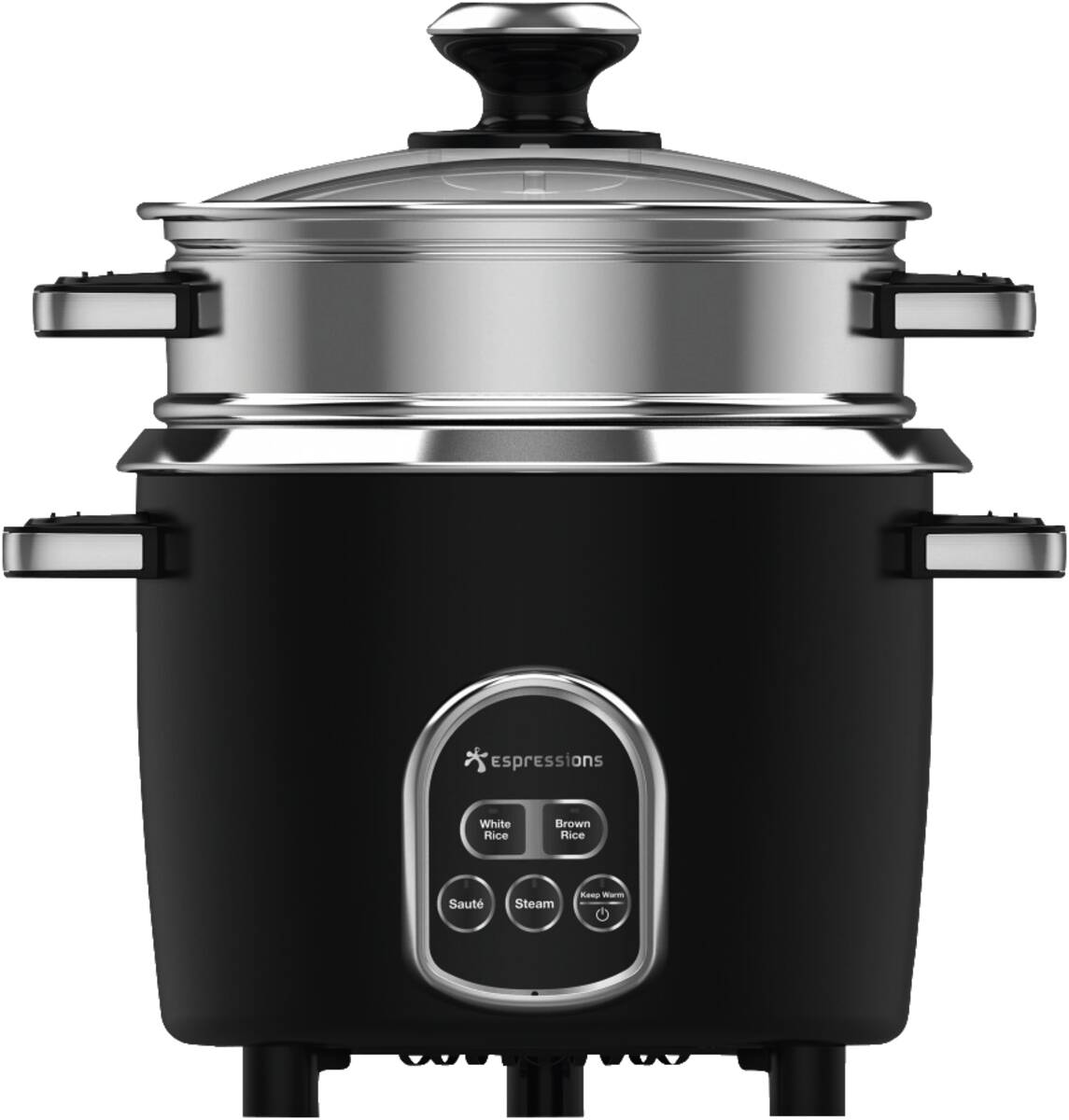 Espressions EP6200 Sauté Rijstkoker 1.4L / 7cups zwart-RVS