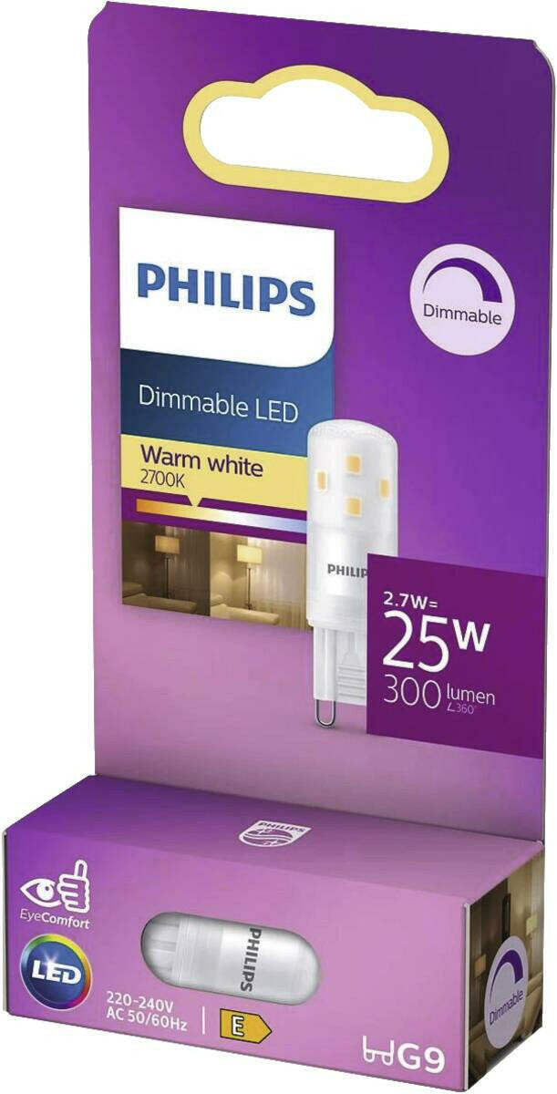 PHI LED WW 230V DIM 25W G9