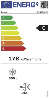 Bosch GSN58EWCV wit.