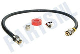 Easyfiks Gasslang Aansluit set Compleet 100 CM