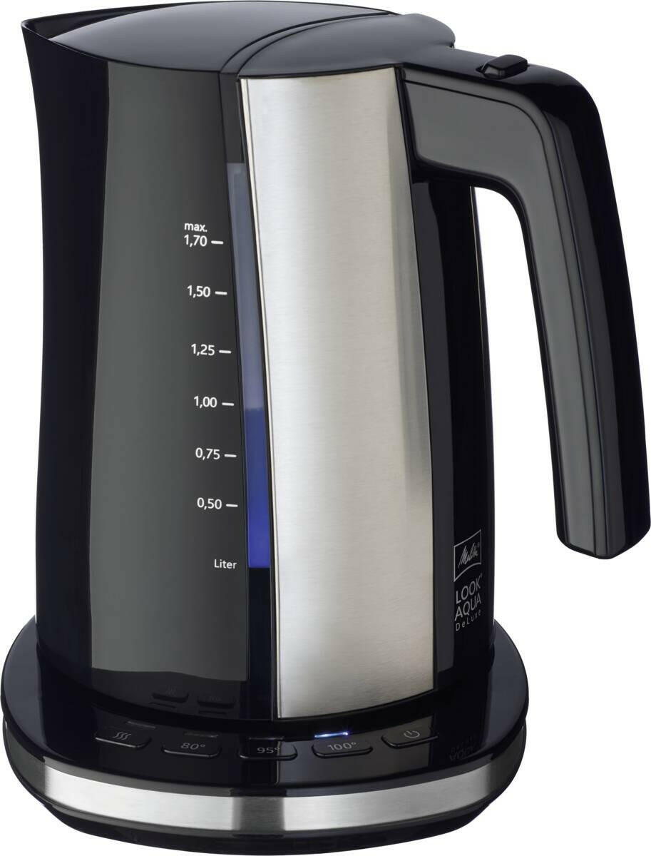 Melitta Look Aqua Deluxe zwart-RVS.
