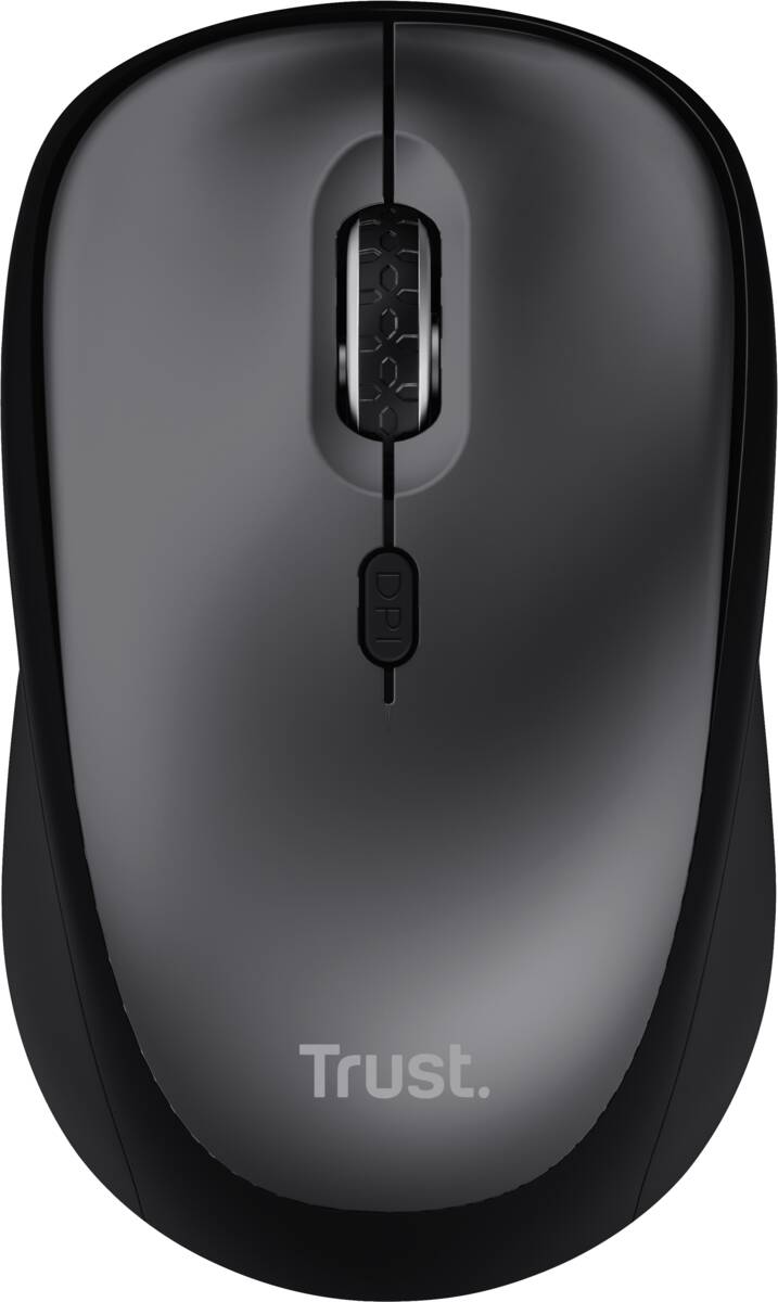 Trust Yvi+ Silent Wireless Mouse Eco zwart