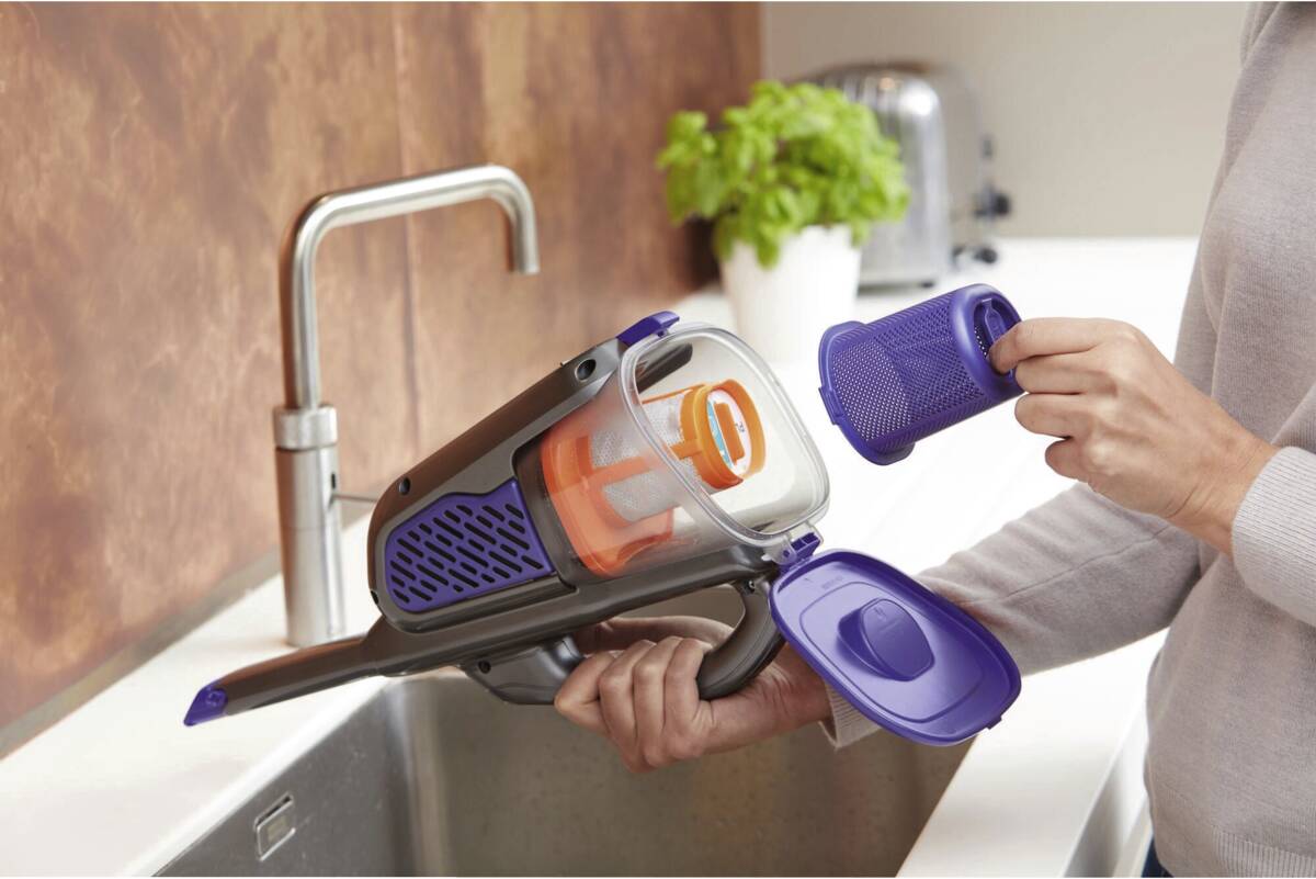 Black + Decker BHHV520BFP-QW titaan-zilver lila