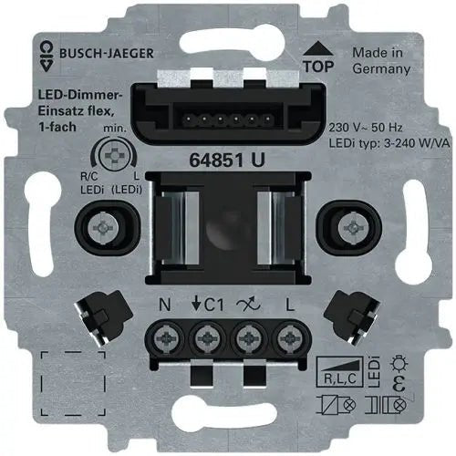 64851 U BUS FLEX LED-DIMMERSOKKEL 1-V.