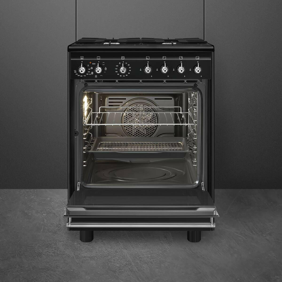 Smeg CX61GMBLNLK zwart