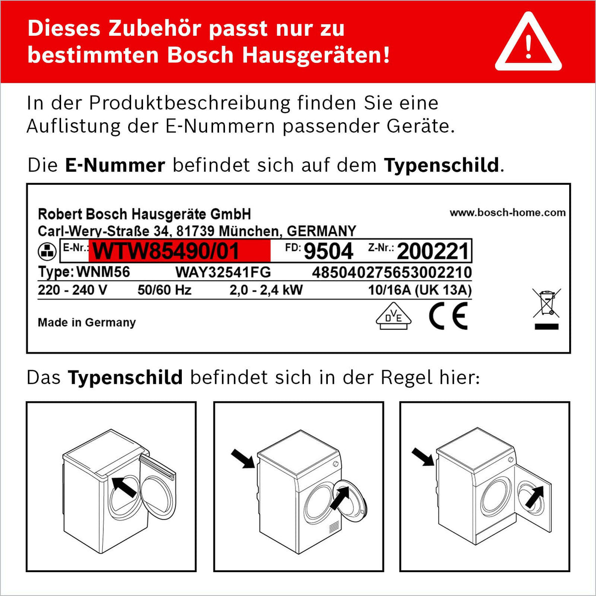 bosch wtz 1180 stapelset