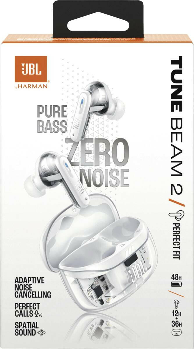 JBL Tune Beam 2 ghost wit