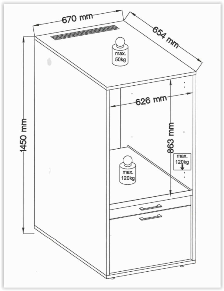 Wastoren WSCS1462 (Set bestaat uit 3 colli)