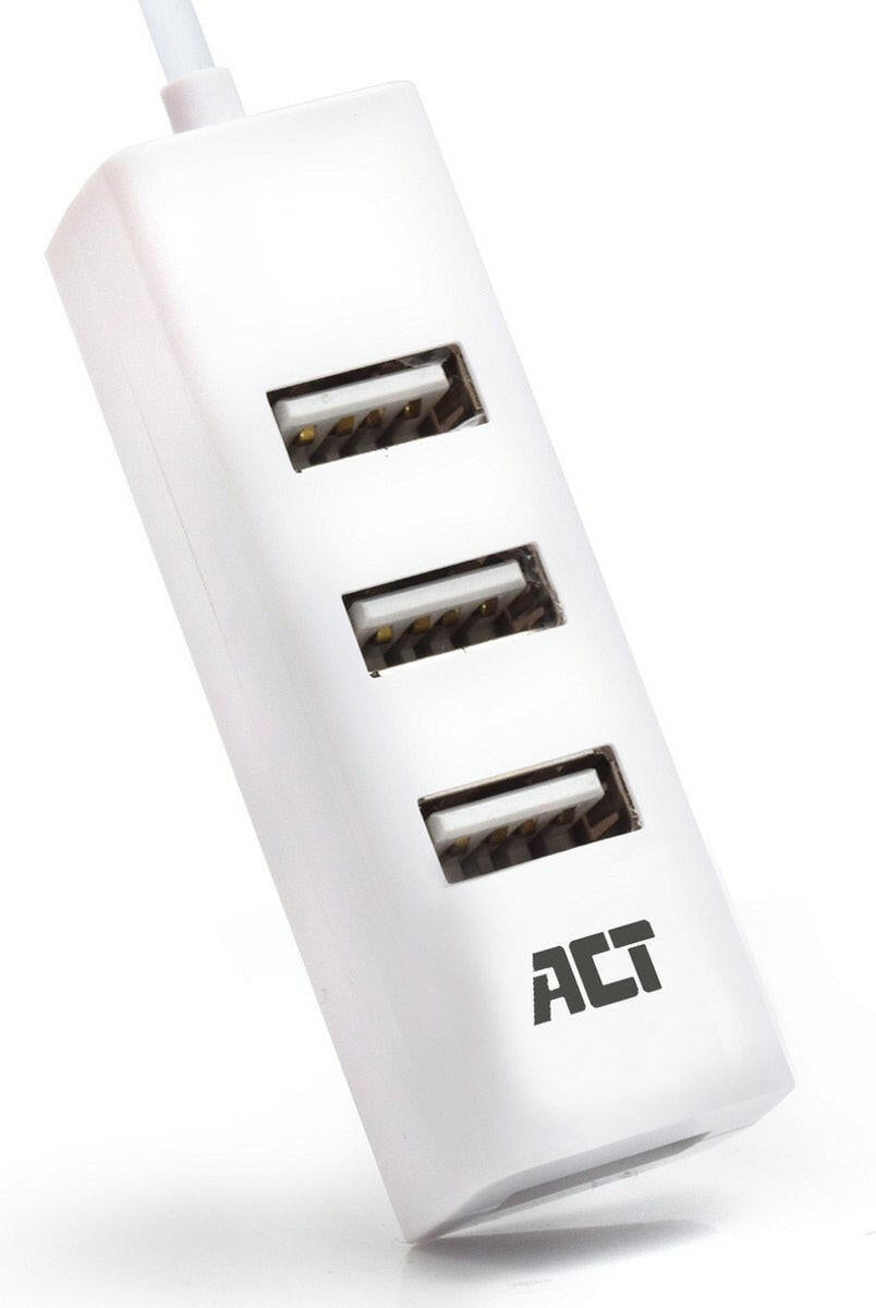 ACT AC6200 USB Hub 4 poorts USB-A wit
