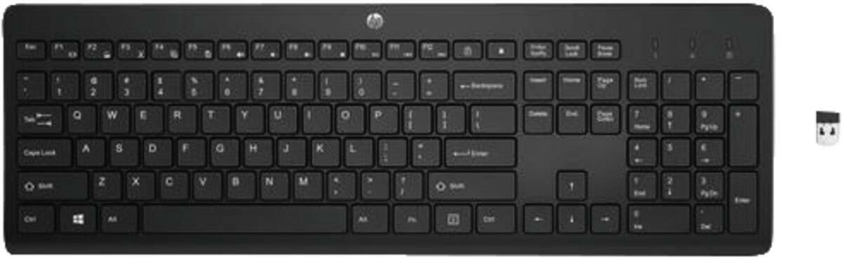 HP 230 Wireless Keyboard zwart