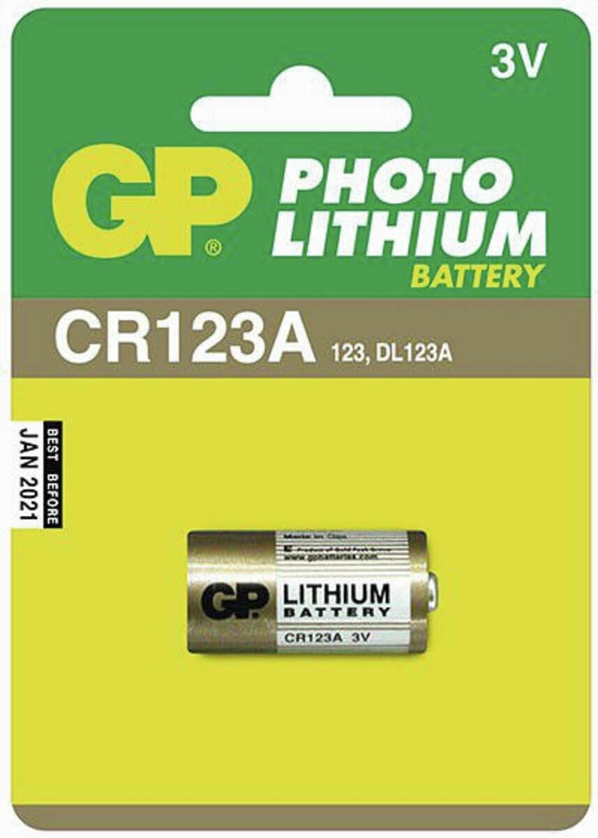 GP Battery GP FOTOBATT. LITH. DL123A 3V.