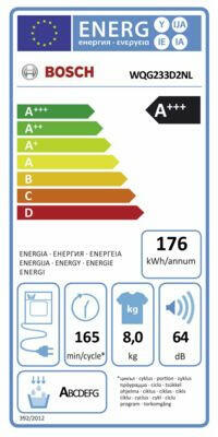 Bosch WQG233D2NL wit.