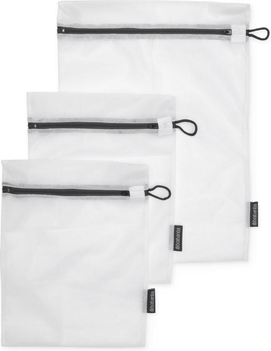 Brabantia Waszakjes - 2 maten - Set van 3 - White / Grey