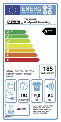 Miele TEL 795 WP EcoSpeed & Steam lotuswit