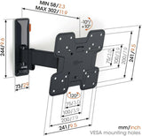 Vogel`s TVM 3225 zwart.