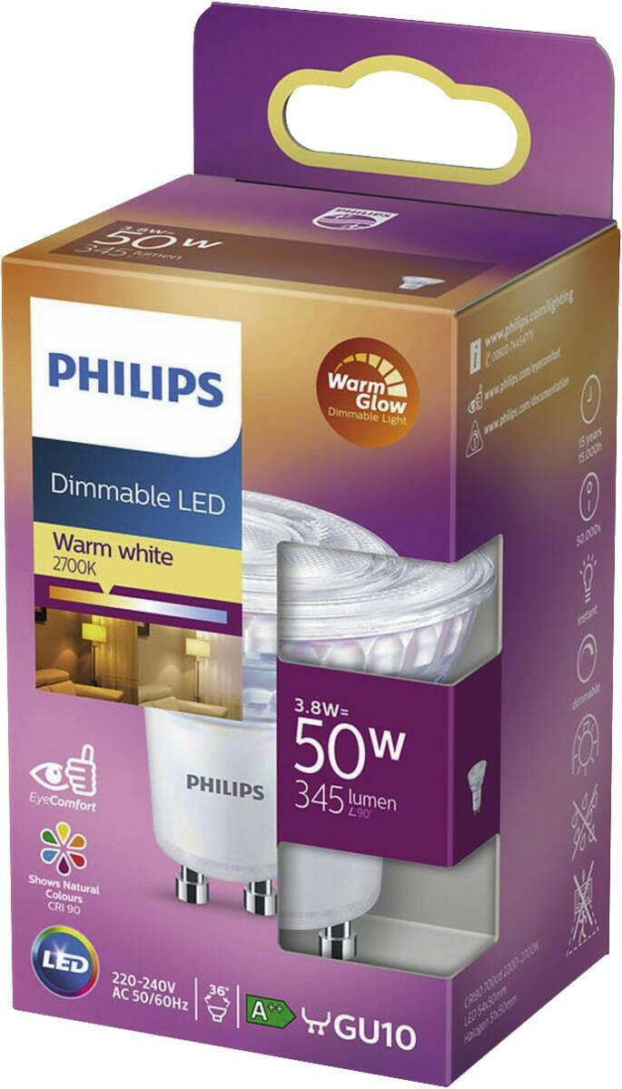 Philips LED CLA 50W GU10 C90 WW 36D WGD SRT4.