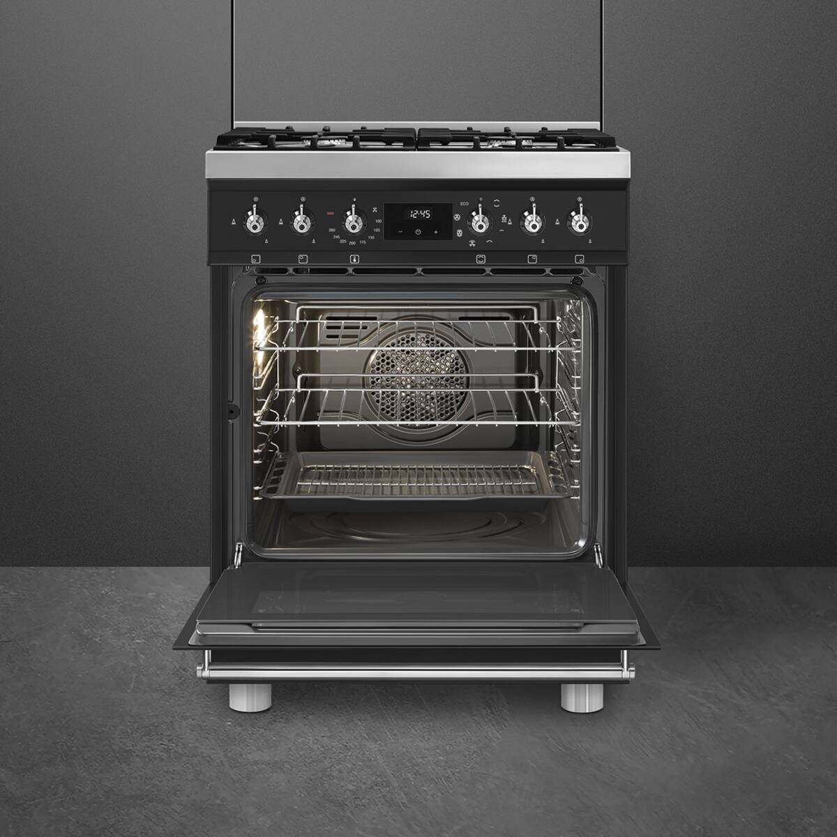 Smeg C6GMMBNLK2 mat zwart