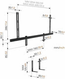 Vogel`s SOUND 3550 Sound Bar Mount zwart.