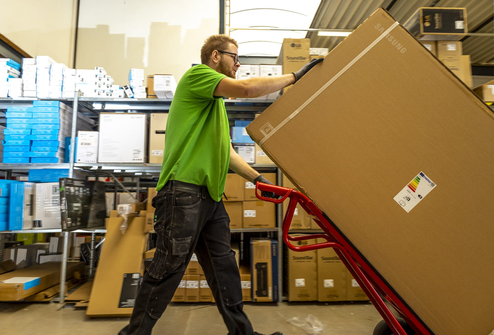 Magazijn en afhaallocatie van EP:Tummers in Herten
