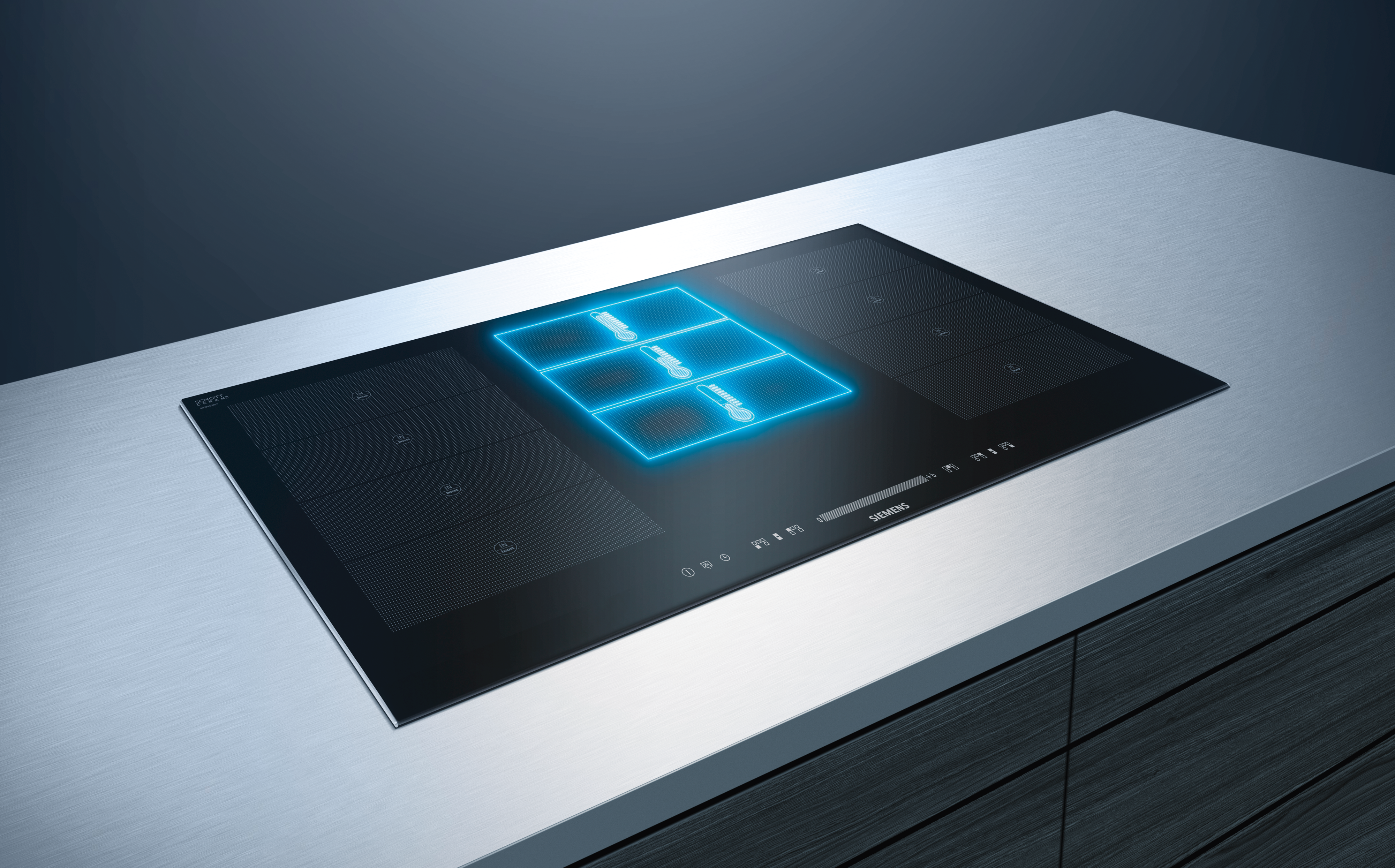 Siemens EX375FXB1E RVS-zwart