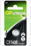 GP Battery GP KNOOPCEL LITH. CR1620.
