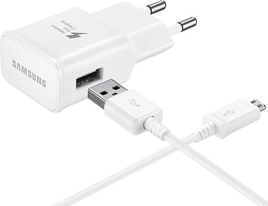 Samsung USB Oplader met Micro USB kabel wit