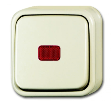 ABB Busch-Jaeger ABB Busch-Jaeger AP Wisselschakelaar Opbouw 10AX Beige