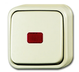 ABB Busch-Jaeger ABB Busch-Jaeger AP Wisselschakelaar Opbouw 10AX Beige