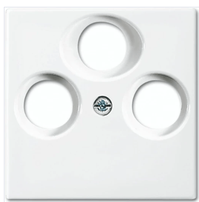 ABB Busch-Jaeger ABB Busch-Jaeger Balance Centraalplaat Satelliet Antenne Wit
