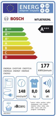 Bosch WTU87692NL wit