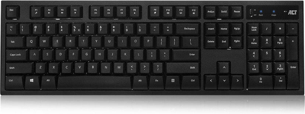ACT ACT AC5700 Wireless Keyboard + Mouse zwart