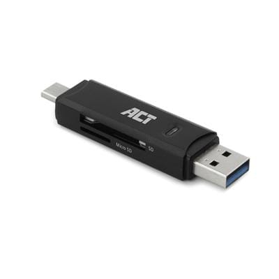 ACT ACT AC6375 USB-C/USB-A 3.0 Cardreader