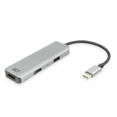 ACT ACT AC7013 USB-C 4K Multiport adapter 2x HDMI 1x USB-A
