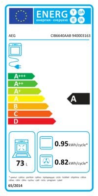 AEG AEG CIB6640AAB mat zwart