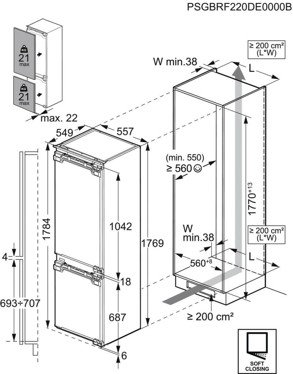 AEG AEG TSC8M181BC wit